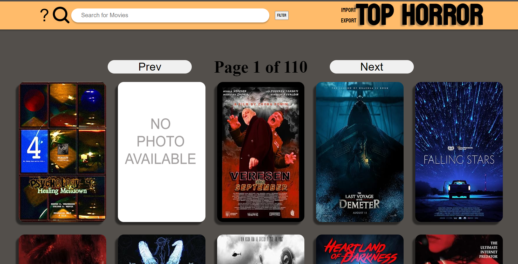 Top Horror - Image 1